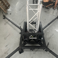 Sistema de torre de elevación de truss vertical de aluminio para iluminación de escenarios, soporte de suelo y techos, para conciertos, eventos y espectáculos.