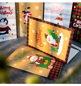 Set <span class=keywords><strong>di</strong></span> Biglietti d'<span class=keywords><strong>Auguri</strong></span> Natalizi <span class=keywords><strong>con</strong></span> <span class=keywords><strong>Babbo</strong></span> <span class=keywords><strong>Natale</strong></span> e Buste, Stampa all'Ingrosso - Product Image 3