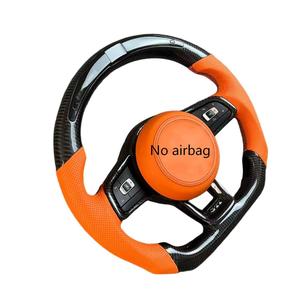 Volant sport en cuir personnalisé pour Volkswagen <span class=keywords><strong>Golf</strong></span> <span class=keywords><strong>7</strong></span> MK7 Mk7.5 GTI Scirocco Polo GTS <span class=keywords><strong>R</strong></span> <span class=keywords><strong>Line</strong></span> JETTA 2014-2017 - Product Image 5