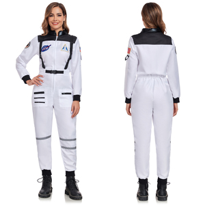 <strong>Adult</strong> Astronaut Costume for Men Women Space Jumpsuit Spaceman Outfit Halloween Cosplay <strong>Dress</strong> <strong>up</strong> - Product Image 2