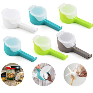 Kitchen Household Tool Closure Keeping Sealer Clamp Plastic Bread Snack Sealing Clip Seal Pour Food Storage Bags Clips