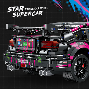 Jestar <b>Building</b> Blocks <b>Car</b> 57010 Subaru WRXSTI Racing <b>Model</b> High Difficulty DIY Assembly 800+ Pieces Compatible With Lego - Product Image 1