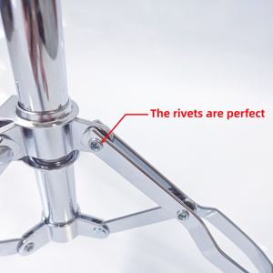 Support de cymbale droit réglable en hauteur et en angle pour batterie, support de cymbale pour pédale de grosse caisse - Product Image 5