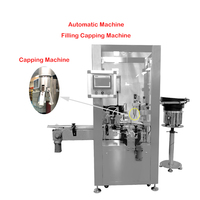 Machine de production de parfum entièrement automatique Machine de capsulage de remplissage de liquide pour bouteille carrée ronde de pulvérisation