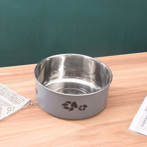 Wholesale <strong>Dog</strong> <strong>Bowls</strong> Steel Pet <strong>Bowls</strong> for <strong>Dog</strong> Cat Puppy Stainless Steel Colorful Pet <strong>Bowl</strong> - Product Image 4