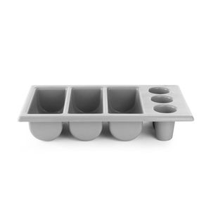 Contenitore per Posate HENDI Grigio Chiaro 530x325x105mm, Arredamento per Cucina - Product Image 1