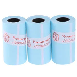 p2紙 Suppliers-Paperang P1P2ビルレシートペーパー用ミニポケットフォトプリンター用3ロール印刷ステッカーペーパーフォトペーパー