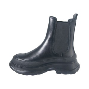 Sepatu Bot Motor Wanita Putih Murni Modis untuk Luar Ruangan dengan Sol Tebal dan Anti Selip yang Ditingkatkan, Model Pendek - Product Image 1