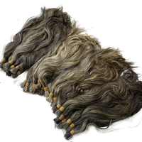 Extensiones de Cabello Humano Virgen Natural de Lujo, Cabello Ultra Sedoso y Brillante con Cutícula Intacta