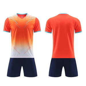 Maillot d'équipe de football de qualité thaïlandaise personnalisé Vêtements de football vierge Sublimation à séchage rapide Uniforme de football des Jeux olympiques pour hommes - Product Image 2