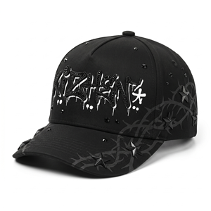 Casquettes de baseball originales G5 31 El Mago en daim de haute qualité, casquettes Rico à visière incurvée avec strass - Product Image 5