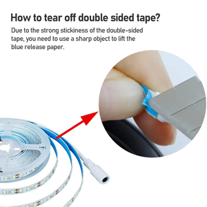 Tira de Luz LED Flexible con Sensor de Movimiento SMD2835 de Alto Brillo con Clasificación IP44 para Decoración de Dormitorios, Cocinas y Fiestas - Product Image 4