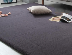 Tapis en fausse fourrure de <span class=keywords><strong>lapin</strong></span>, accessoire doux de style nordique pour salon et chambre à coucher - Product Image 6