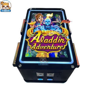 4-chỗ ngồi Arcade cá Hunter bảng trò chơi với LCD 4-người chơi đứng cho Đồng Xu <span class=keywords><strong>Pusher</strong></span> câu cá máy Tiếng Anh ngôn ngữ vật liệu kim loại - Product Image 3