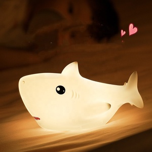 <span class=keywords><strong>Shark</strong></span> Kids <span class=keywords><strong>LED</strong></span> Nursery Bé Silicon Ánh Sáng Ban Đêm Cho Trẻ Em - Product Image 3