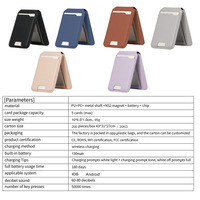 Dompet MagSafe Anti-Hilang dengan Pelacak GPS, RFID Blocking, Rechargeable, Tipis, Magnetik, dan Kompatibel dengan Apple Find My dan Google Find My Device