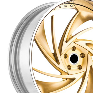 100mm <span class=keywords><strong>PCD</strong></span> 20-24 <span class=keywords><strong>Series</strong></span> rèn vành cho xe ô tô Tùy chỉnh 2 mảnh 18-26 inch Hợp kim nhôm rèn bánh xe - Product Image 4