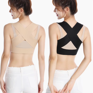 Corrector de Postura Ajustable, Soporte de Pecho <span class=keywords><strong>Sin</strong></span> Costuras, Sujetador Push-Up Transpirable, Soporte Lumbar Anticurvatura - Product Image 1