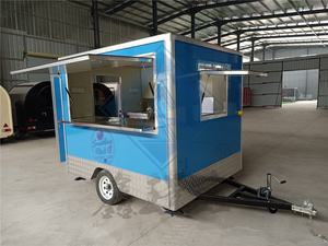 Cocina móvil eléctrica moderna Remolque <span class=keywords><strong>de</strong></span> comida rápida Carrito <span class=keywords><strong>de</strong></span> <span class=keywords><strong>hamburguesas</strong></span> y perritos calientes Camión <span class=keywords><strong>de</strong></span> comida móvil <span class=keywords><strong>de</strong></span> condición usada - Product Image 2