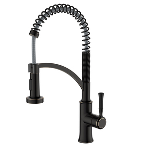 Robinet de cuisine contemporain de luxe fabriqué en Chine, avec fonction de tirage vers le bas, eau chaude et froide, mélangeur - Product Image 3