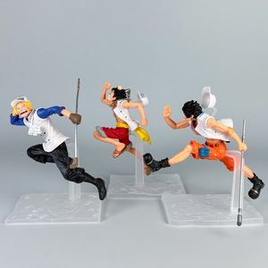 Juguetes de anime japonés al por mayor <span class=keywords><strong>figura</strong></span> de una pieza tres hermanos corriendo <span class=keywords><strong>Luffy</strong></span> <span class=keywords><strong>Ace</strong></span> <span class=keywords><strong>Sabo</strong></span> <span class=keywords><strong>figura</strong></span> de anime de PVC - Product Image 4
