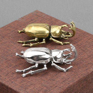 Messing käfer Retro Messing Handwerk Tee Haustier Ornamente - Product Image 3