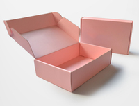 Caja de envío Mailer Color resistente Cartón corrugado Protector Personalizable Venta al por mayor Almacenamiento de ropa interior Paquete postal Piel