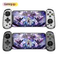 Game gaga D6 Mini Pengontrol Game Transparan Elastis Tanpa Latensi Pemicu Cepat Gamepad Mobile untuk Smartphone Android