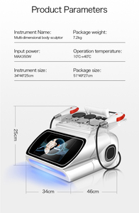 Mesin Terapi Tecar RF 448kHz untuk Pengurangan Lemak, Peralatan Terapi Fisik Rehabilitasi Hewan, Mesin Pelangsing RF 448Khz - Product Image 5