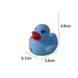 Children's Counting Yellow Duck Colorful 1-10 Number Plastic Squeaky <b>Bath</b> Toy 2 Inch Ages 8-13 - Product Image 5