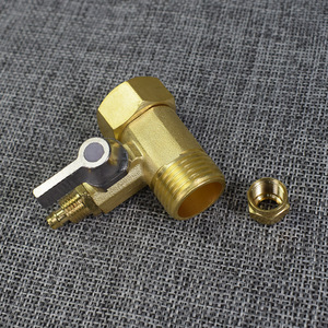 Válvula de Bola de Tres Vías OEM de 1/2 Pulgada con Rosca para Purificador de Agua, Válvula de Entrada de Cobre Puro - Product Image 2