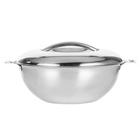 Boîte à lunch isotherme à double compartiment en mousse PU avec couvercle et poignée en acier inoxydable 5L-6L-7L-8L