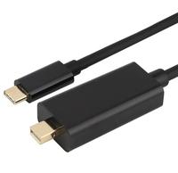 Câble USB 3.1 Type C vers DP de haute qualité pour ordinateur, prend en charge la résolution 4K, 6 pieds