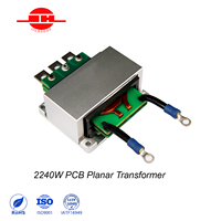 Transformateur planaire PCB 2240W 160A 14VDC 100kHz pour module de commande de véhicule, module d'alimentation auxiliaire