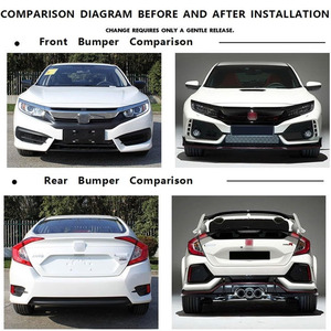 Kit Carrozzeria all'Ingrosso per Civic 2016 e Successivi Modelli <span class=keywords><strong>Type</strong></span> <span class=keywords><strong>R</strong></span>, Altri Accessori Esterni - Product Image 2