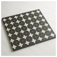 600x1200mm Rétro Japonais Motif Floral Carrelage En Porcelaine Mat 20mm Épaisseur pour Salle De Bains Extérieure Salon Mur et Hall