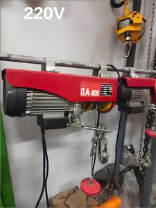 Guincho Elétrico Portátil com Capacidade de 100kg a 1200kg, Mini Guincho de Elevação com Cabo de Aço para Armazéns e Fábricas - Product Image 4