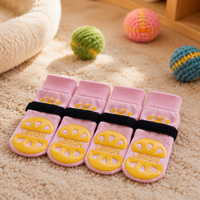 Chaussettes antidérapantes en coton et polyester pour grands chiens - Protection double face pour l'extérieur et l'intérieur, chaussures silencieuses pour tous les chiens