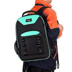 Mochila Portaherramientas con Correas <span class=keywords><strong>de</strong></span> Sujeción Externas, Organizador <span class=keywords><strong>de</strong></span> Herramientas Multibolsillos para Electricistas y Técnicos, Bolsa <span class=keywords><strong>de</strong></span> <span class=keywords><strong>Trabajo</strong></span> Resistente - Product Image 4
