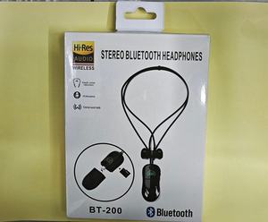 Écouteurs Bluetooth sportifs BT-Q1 à tour de cou : autonomie longue durée et prise en charge de l'insertion de carte, affichage numérique LED - Product Image 3