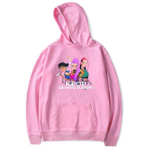 เสื้อสวมหัวการ์ตูนการ์ตูนการ์ตูนการ์ตูน kpop, เสื้อสเวตเชิ้ตมีฮู้ดกางเกงแฟชั่นพิมพ์ลายความร้อน - Product Image 1