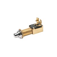 15.5mm interrupteur à bouton-poussoir tête plate étanche IP67/65 aluminium laiton acier inoxydable plastique personnalisé 250V 1NO électronique 2 broches