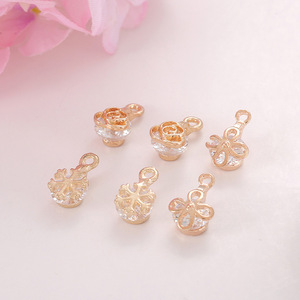 Breloques en cristal à forme géométrique avec sertissage griffe pour la fabrication de bijoux DIY, accessoires unisexes pour usage quotidien - Product Image 3
