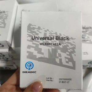 VJ HP2590 W3T10B Original WLK660083A Black WLK660082A 82A Solvent Based Color General IQ880 IQ800 <b>Ink</b> Cartridge - Product Image 4