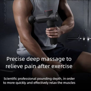 Pistola de masaje en frío y caliente personalizable fisioterapia relajación muscular <span class=keywords><strong>Mini</strong></span> máquina de masaje masajeador de frío caliente inalámbrico con 10 cabezales - Product Image 6