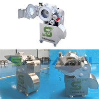 SAIDASHI Commerciële Kleine 3D Fruit- en Groenteblokjesmachine voor Appel, Aardappel, Tomaat, Salade, Voedselverwerking, Keuken, Fabrieksgebruik