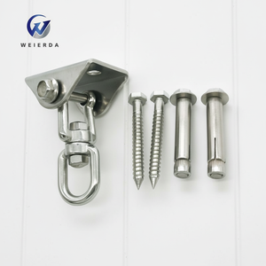 Crochet <span class=keywords><strong>de</strong></span> suspension rotatif polyvalent avec plaque fixe et <span class=keywords><strong>kit</strong></span> <span class=keywords><strong>de</strong></span> suspension en acier inoxydable robuste <span class=keywords><strong>pour</strong></span> usage commercial - Product Image 1