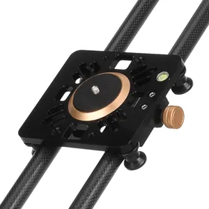 QZSD curseur de caméra professionnel 60 cm -120cm pour appareil photo reflex prise de vue stabilisateur de caméra curseur vidéo photo en fibre de carbone