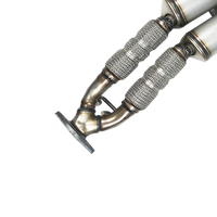 Nouveaux catalyseurs à trois voies pour échappement de voiture Yueyang FOCUS MK3 2011-2017 1.6L ESSENCE Ti-VCT Acier inoxydable Professionnel 1