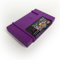 Nouvelle cartouche Super SNES 120 en 1, version américaine NTSC, coque de console de jeu classique avec jeux vidéo anglais